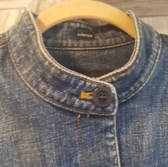 Jones New York Denim Jean Jacket L - Picture 4 of 6